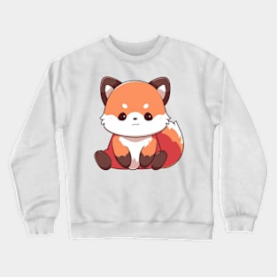 Simple drawn cute red panda Crewneck Sweatshirt